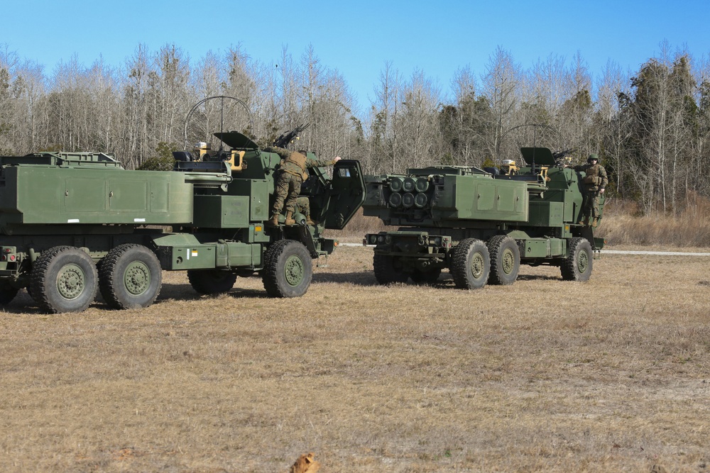 10th Marine Regiment HIMARS Firing Excercise