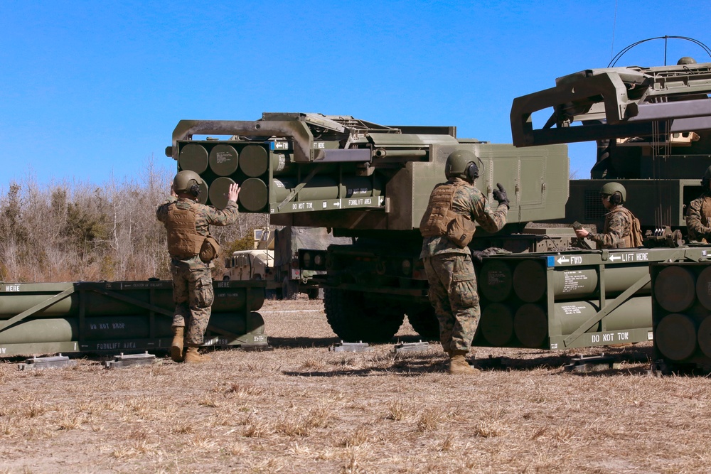 10th Marine Regiment HIMARS Firing Excercise