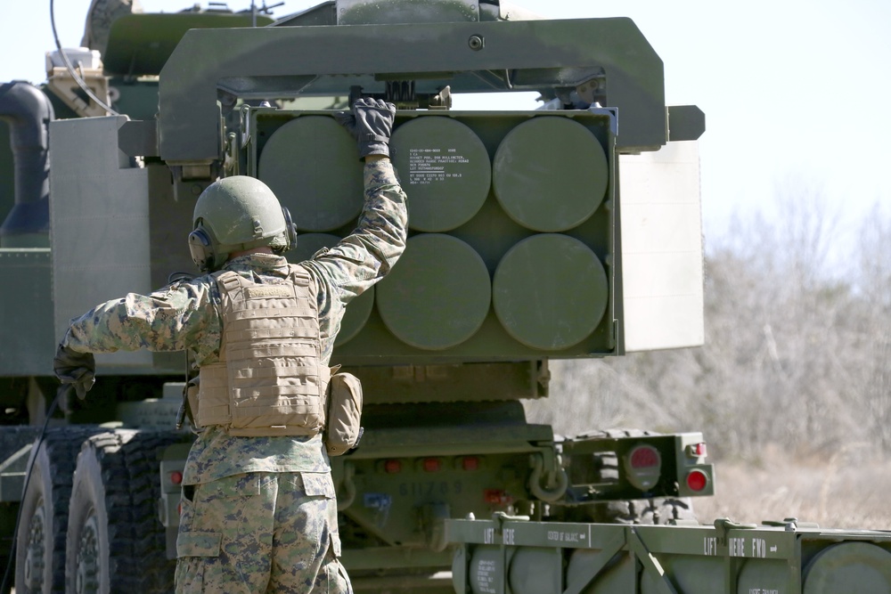 10th Marine Regiment HIMARS Firing Excercise