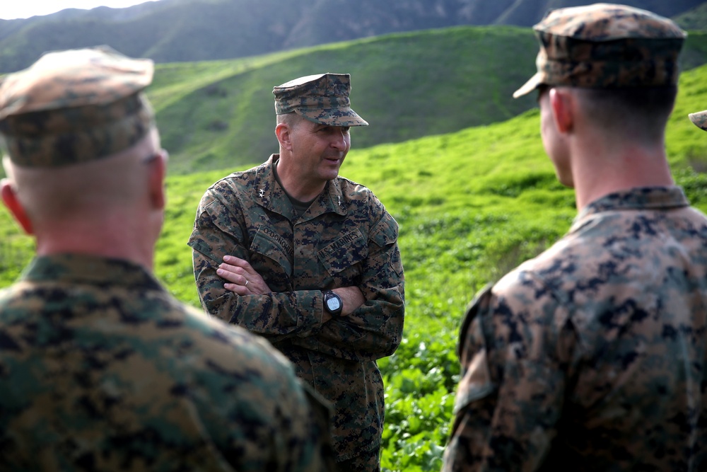 Major General O'Donohue Visits U.S. Marines and JGSDF Soldiers at Iron FIst 2017