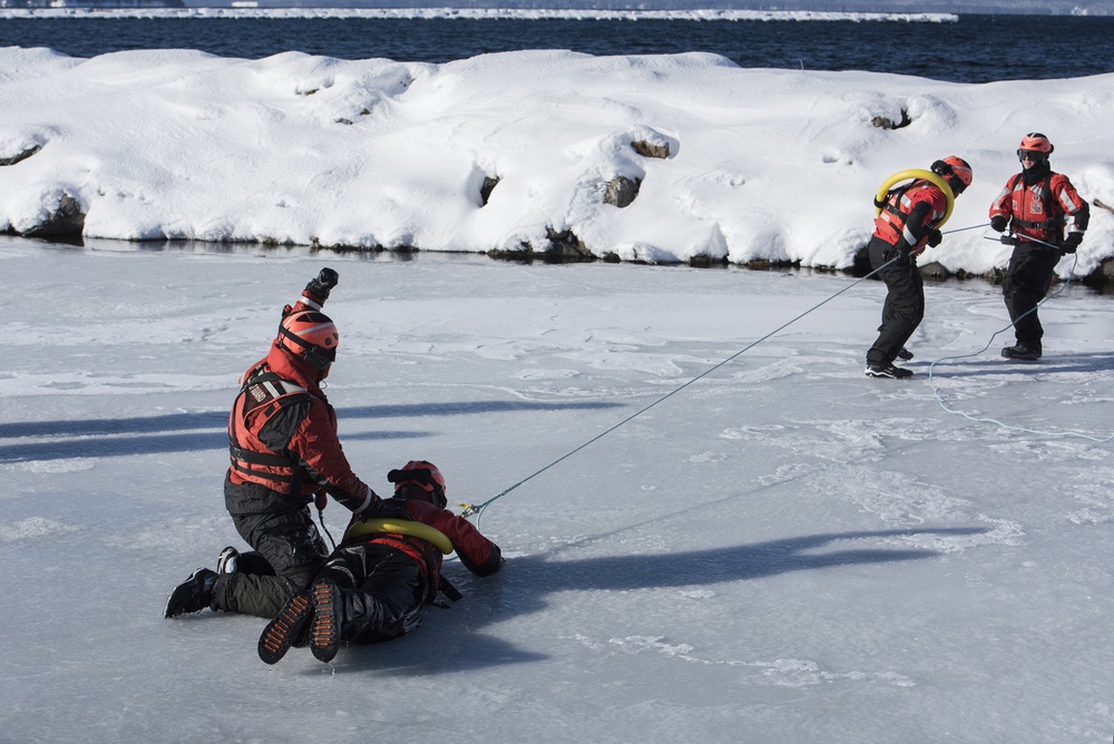 Ice Water Rescue Training