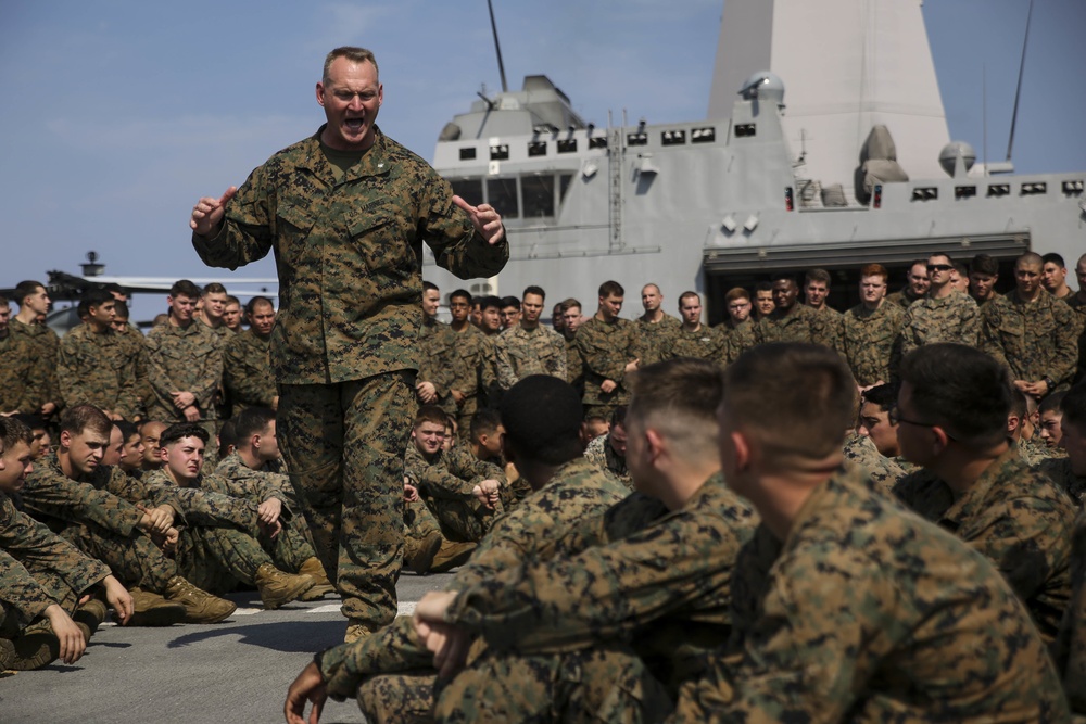 BLT 2/5 CO, sergeant major address 31st MEU Marines, Sailors