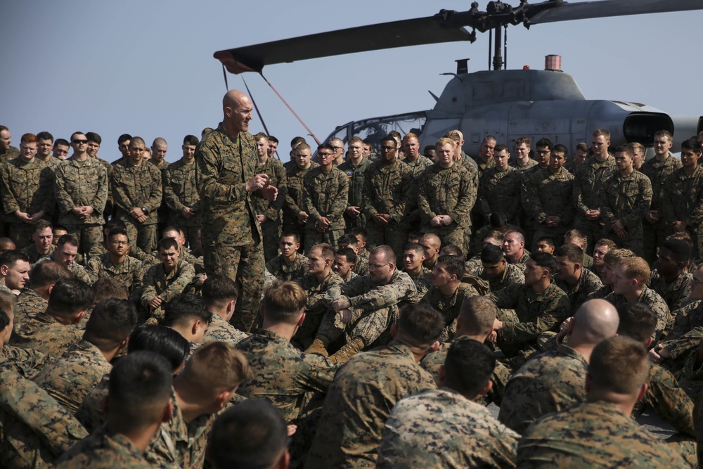 BLT 2/5 CO, sergeant major address 31st MEU Marines, Sailors