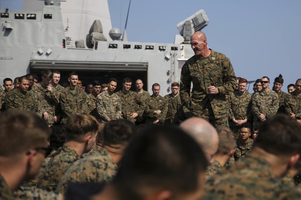 BLT 2/5 CO, sergeant major address 31st MEU Marines, Sailors