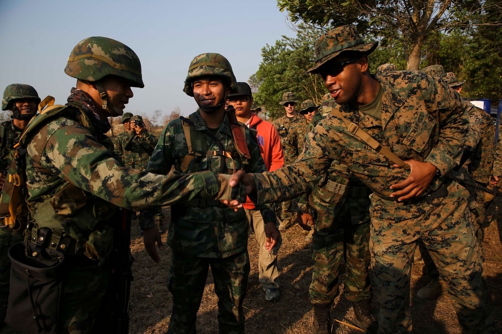 Shoulder to Shoulder: U.S. and Royal Thai Marines conduct urban warfare training