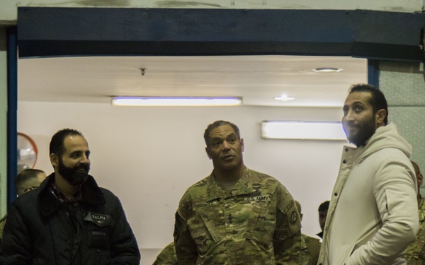 Lt. Gen. Michael X. Garrett Tours an ANHAM Warehouse
