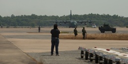 JASDF leads joint, multinational evacuation drill