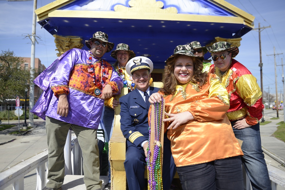 Rear Adm. Callahan attends Alla parade as the Grand Marshall