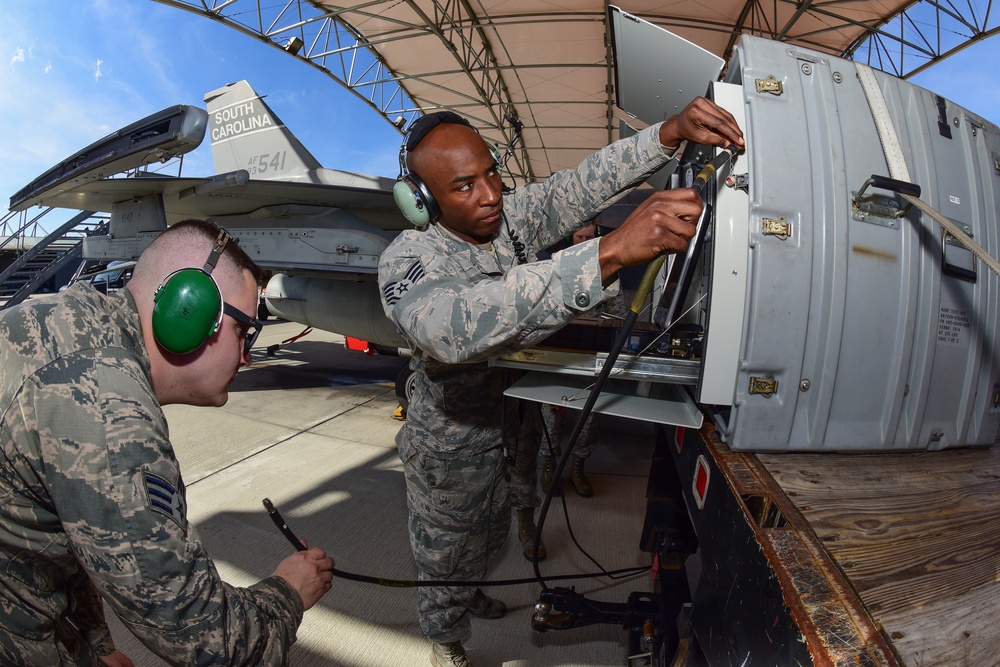 Combat Shield inspection