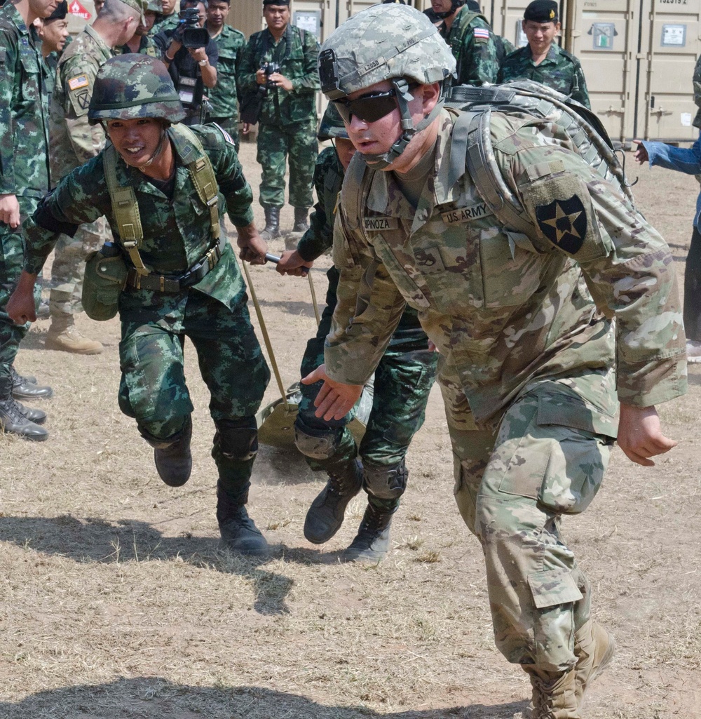 C Co. 296th BSB, 1-2 Stryker Brigade Combat Team Medical Training in Thailand