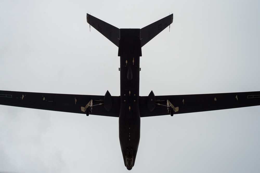 Deployed RQ-4 Global Hawk takes flight against ISIS