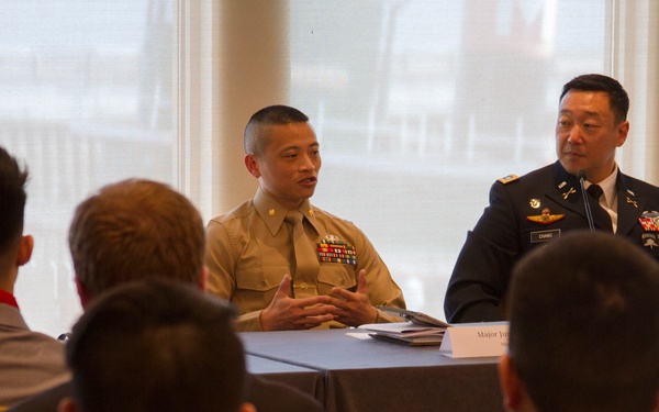 Students Learn Leadership Principles with Marines at the 2017 Society of Asian Scientists and Engineers Northeast Regional Conference