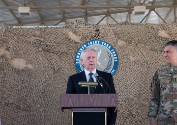 SD hosts joint press conference with CJTF-OIR commander