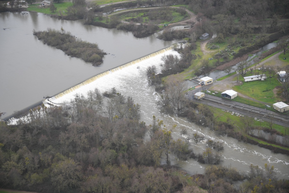 UH72 Flight over Merced County Assessing Flood Damage