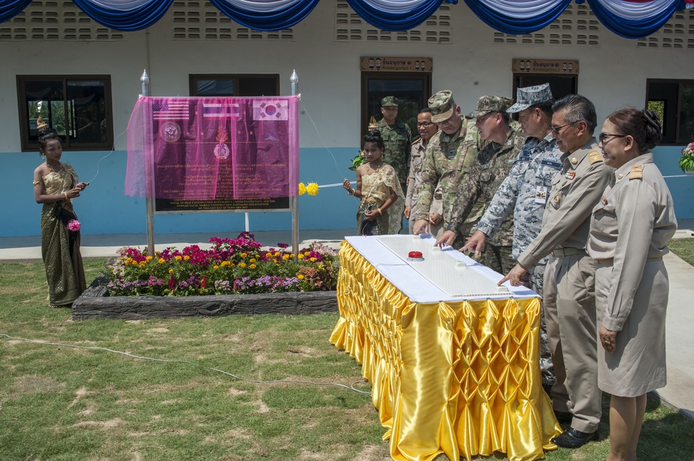 Building’s Dedication at Thai School is Foundation for Hope during Cobra Gold 2017