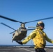 U.S. Army and Navy work together to land Army helicopters on USS Green Bay’s flight deck during Cobra Gold