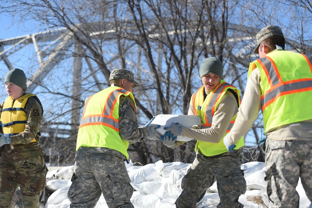 Wyoming National Guard teams helping Worland in floods