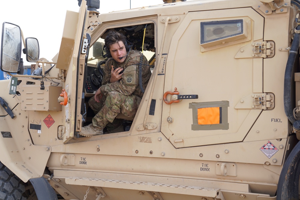 Soldiers prepare for a mounted reconnaissance patrol