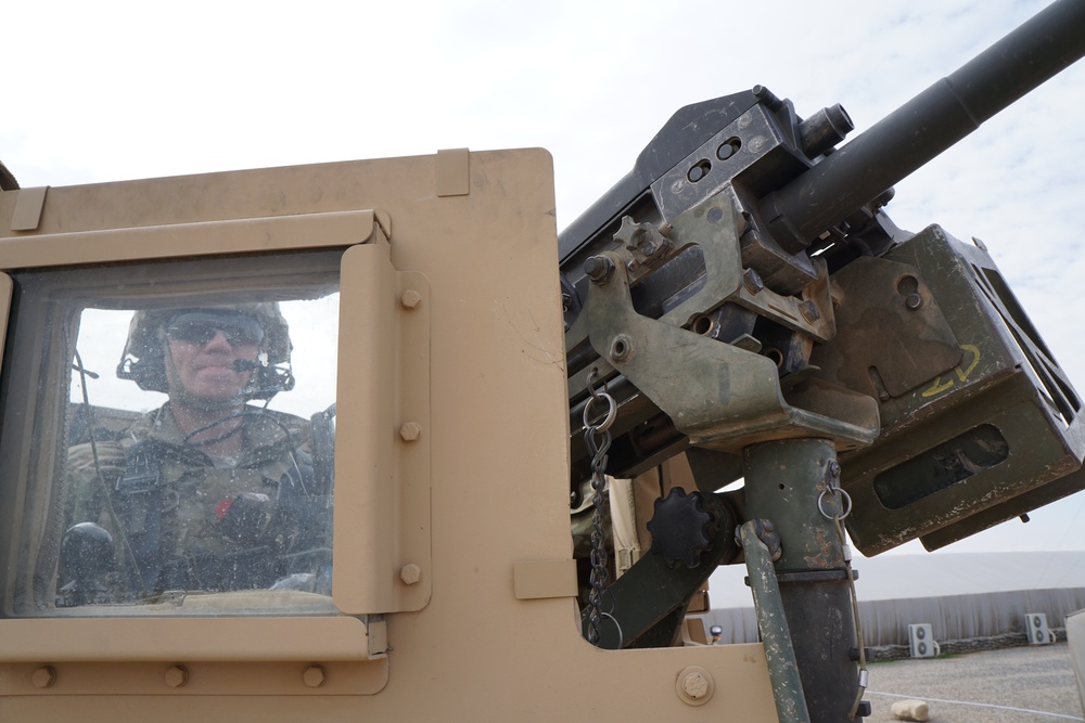 Soldiers prepare for a mounted reconnaissance patrol