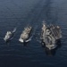 GHWB is the flagship of Carrier Strike Group (CSG) 2, which is comprised of the staff of CSG-2; GHWB; the nine squadrons and staff of Carrier Air Wing (CVW) 8; Destroyer Squadron (DESRON) 22 staff and guided-missile destroyers USS Laboon (DDG 58) and USS