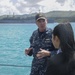 USS Key West CO Briefs STAFFDEL on Operations