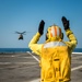 U.S. Army helicopters land on USS Greenbay