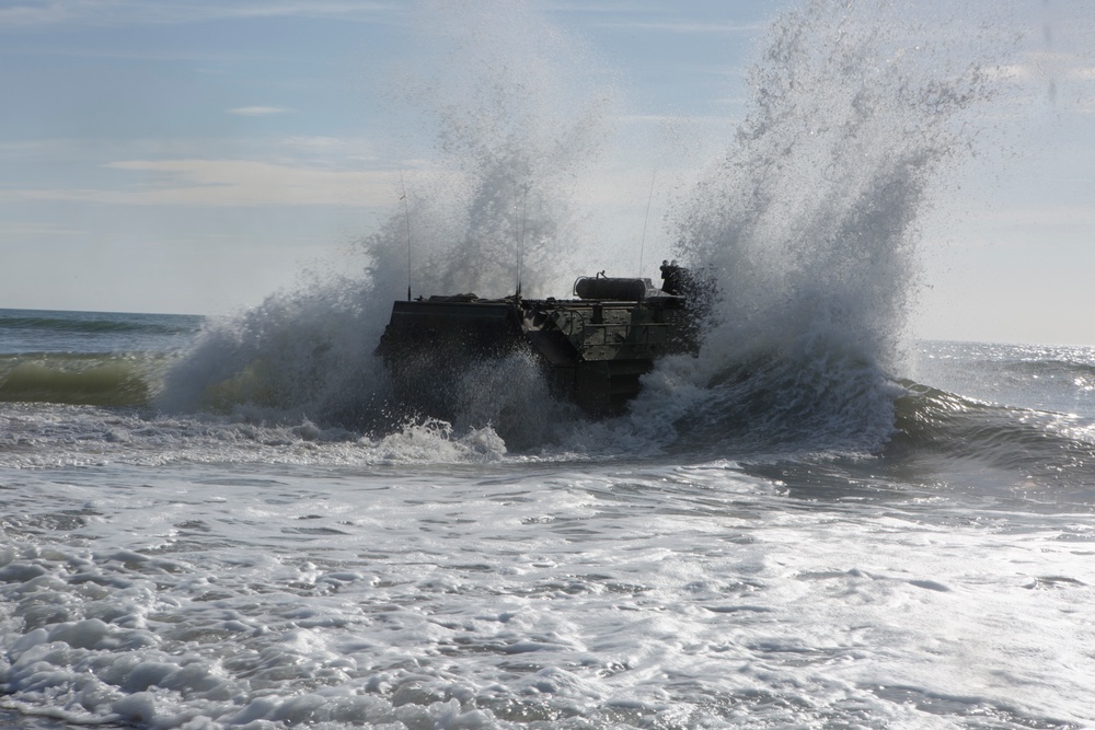 2nd Assault Amphibian Battalion Land to Shore Maneuvers