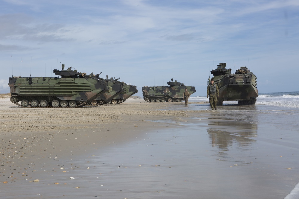 2nd Assault Amphibian Battalion Land to Shore Maneuvers