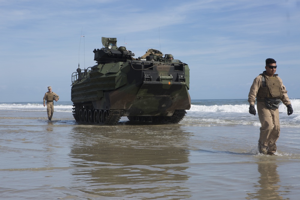 2nd Assault Amphibian Battalion Land to Shore Maneuvers