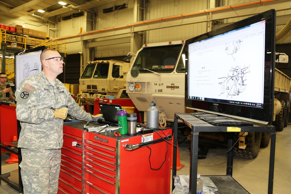 Mechanics build skills in RTS-Maintenance course at Fort McCoy