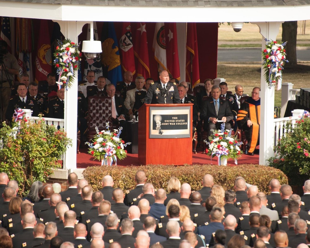 Lt. Gen. Kadavy welcomes new graduates to USAWC family