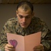 Marine Rotational Force Europe 17.1 Receives Valentine's Day cards