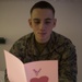 Marine Rotational Force Europe 17.1 Receives Valentine's Day cards
