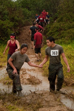 Swamp Romp competitors weather downpours, mud