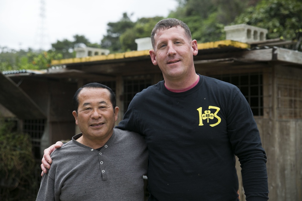 A Friendly Farmer: Missouri Marine finds a home in Okinawa