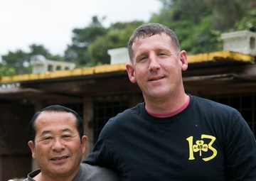 A Friendly Farmer | Missouri Marine finds a home in Okinawa