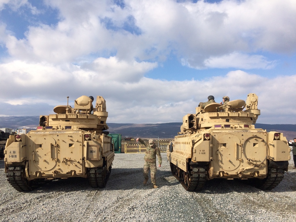 3/4 ABCT arrives in Bulgaria for deterrence role