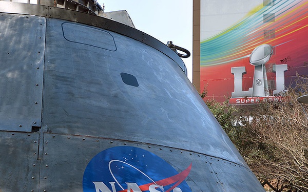 Piece of Carderock history on display in Houston for Super Bowl week