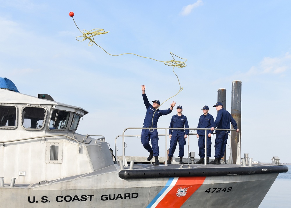 Training at Coast Guard Station Jones Beach