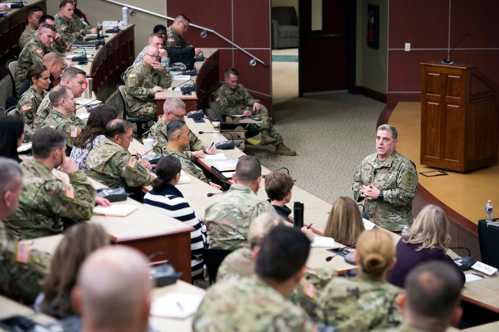 CSA at PCC Ft. Leavenworth, Kan., January 24, 2017.