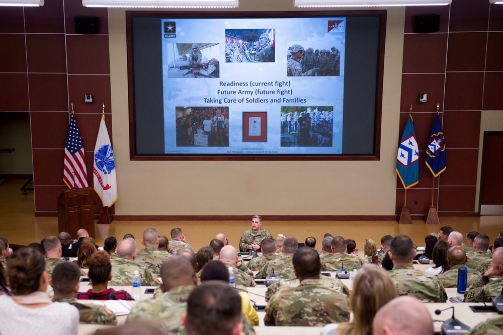 CSA at PCC Ft. Leavenworth, Kan., January 24, 2017.