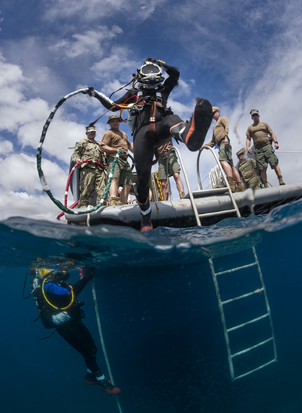 Underwater Construction Team One Diver Training