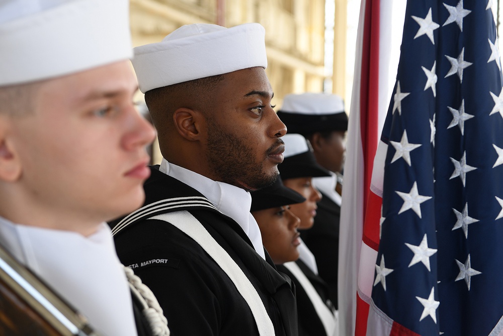 Commander, Navy Region Southeast (CNRSE) holds change of command ceremony at NAS Jacksonville