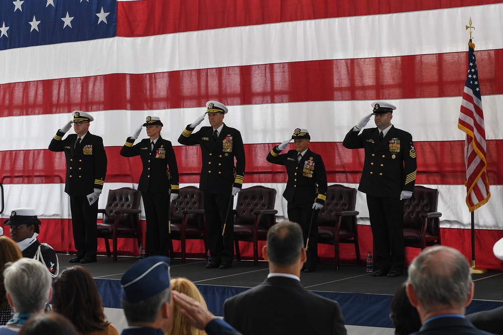 Commander, Navy Region Southeast (CNRSE) holds change of command ceremony at NAS Jacksonville