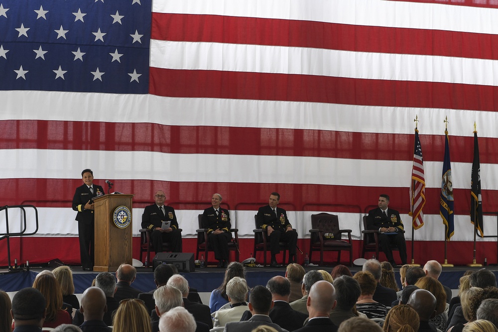 Commander, Navy Region Southeast (CNRSE) holds change of command ceremony at NAS Jacksonville