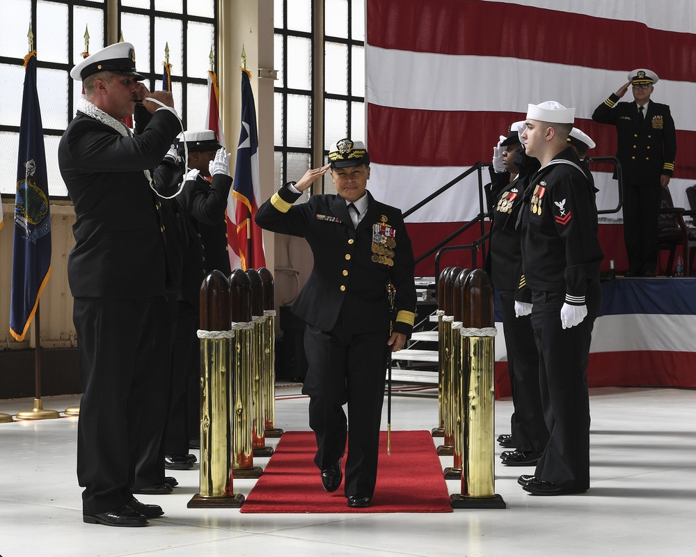 Commander, Navy Region Southeast (CNRSE) holds change of command ceremony at NAS Jacksonville