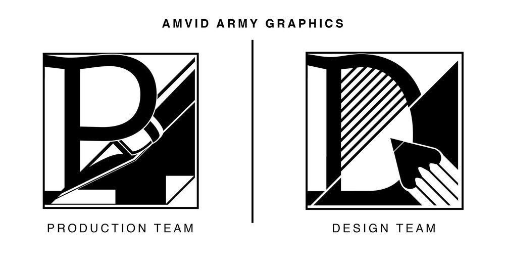 AMVID Production and Design Team Logos