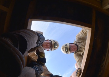 North Carolina National Guard Firefighters Train Rescue Operations