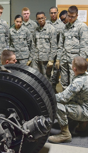 Vehicle operators put Air Force transportation mission into gear