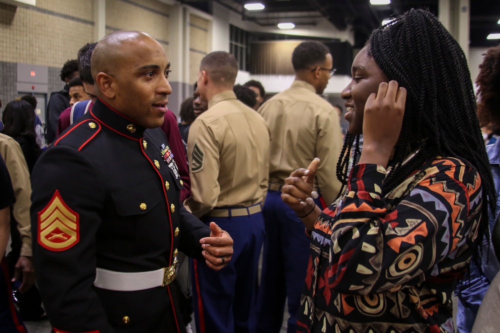 Marines Attend the 2017 CIAA